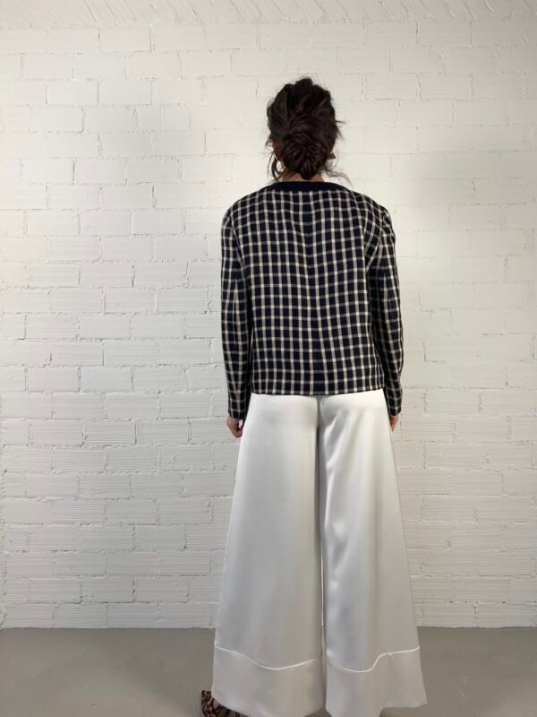 Checkered blazer