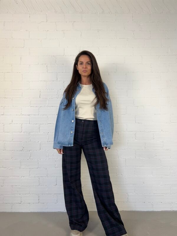 Oversized denim jacket