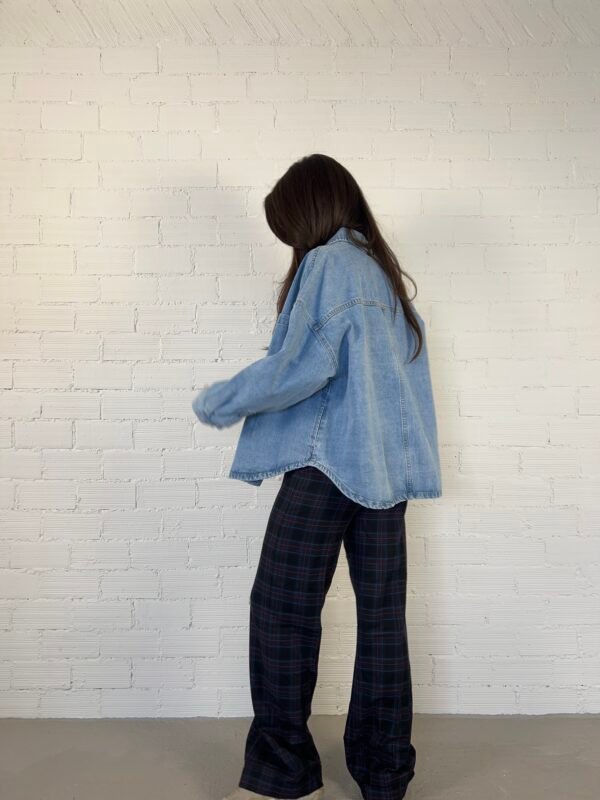 Oversized denim jacket