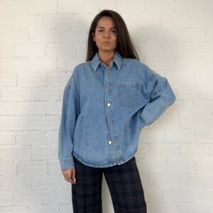 Oversized denim jacket