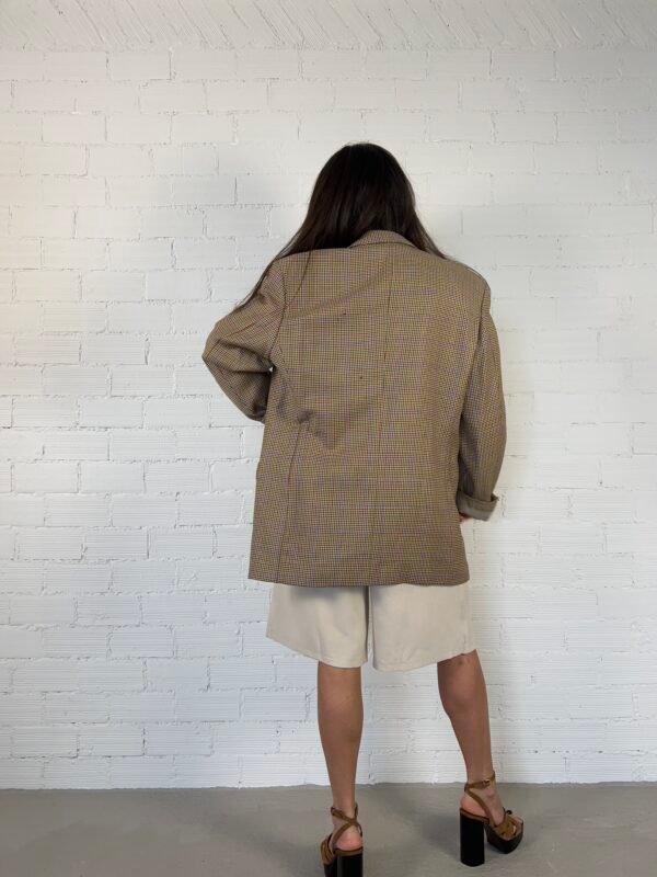 Houndstooth multicolored blazer