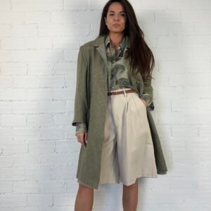 Doubleface trench coat