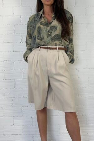 IMG_6253 (1) Beige bermuda pants