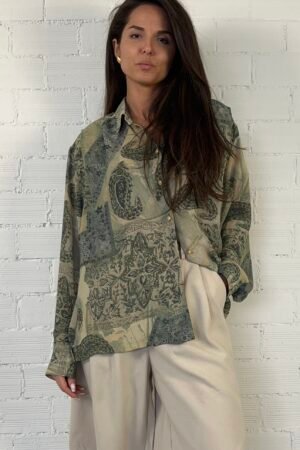 Paisley printed shirt