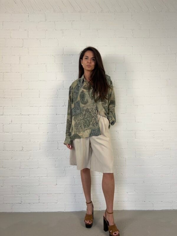 Paisley printed shirt