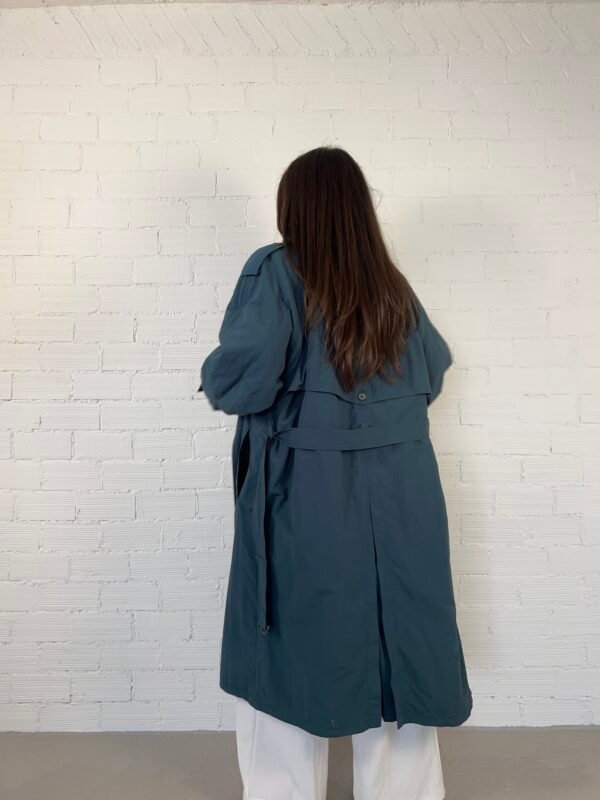 Emerald oversized trench coat