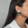 Monica square earring