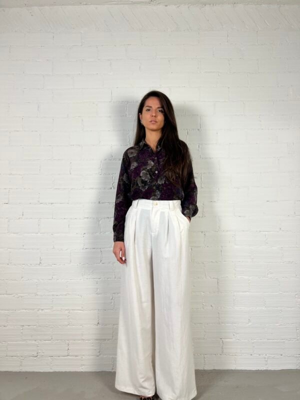 Dark floral shirt