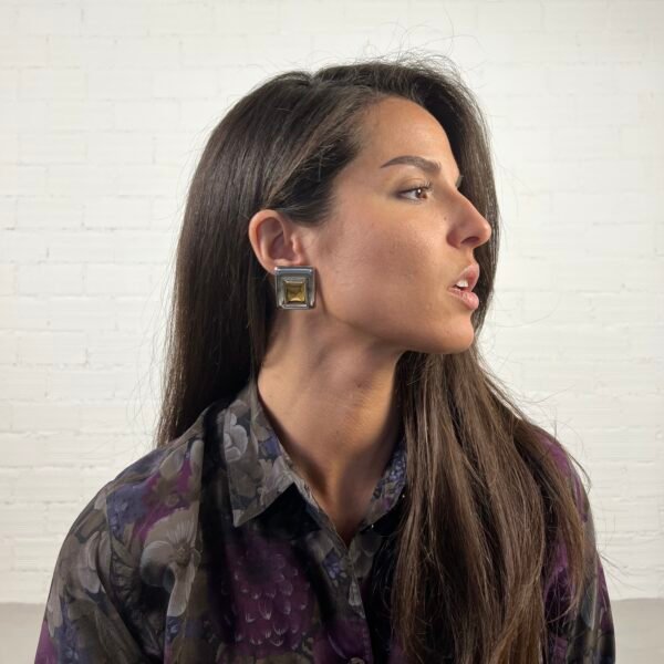 Monica square earring