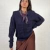 Purple wool sweater