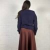 Purple wool sweater