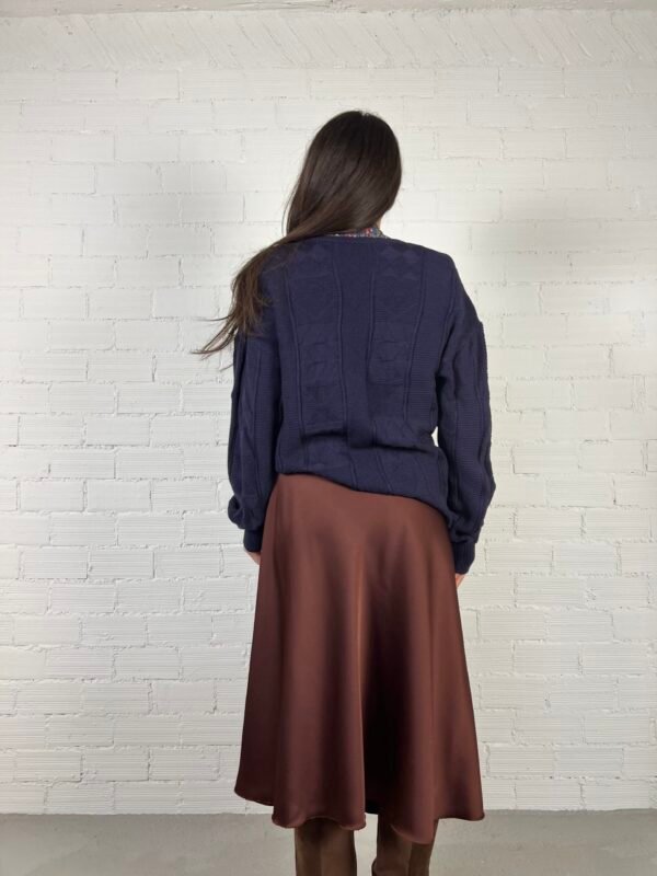Purple wool sweater