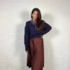 Purple wool sweater
