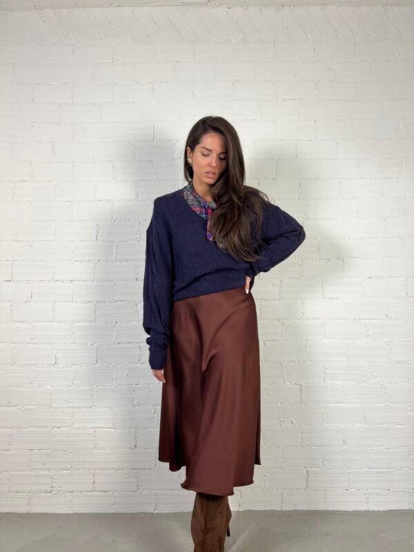Purple wool sweater