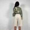 Beige bermuda pants