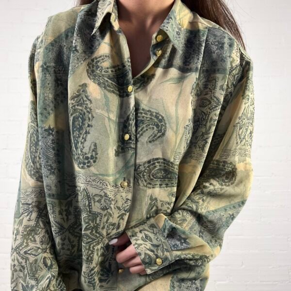Paisley printed shirt