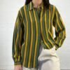 Striped silk shirt