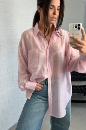 IMG_0040 Pink silk shirt