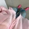 Pink silk shirt