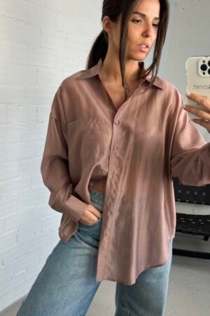 IMG_0069 Dusty pink silk shirt
