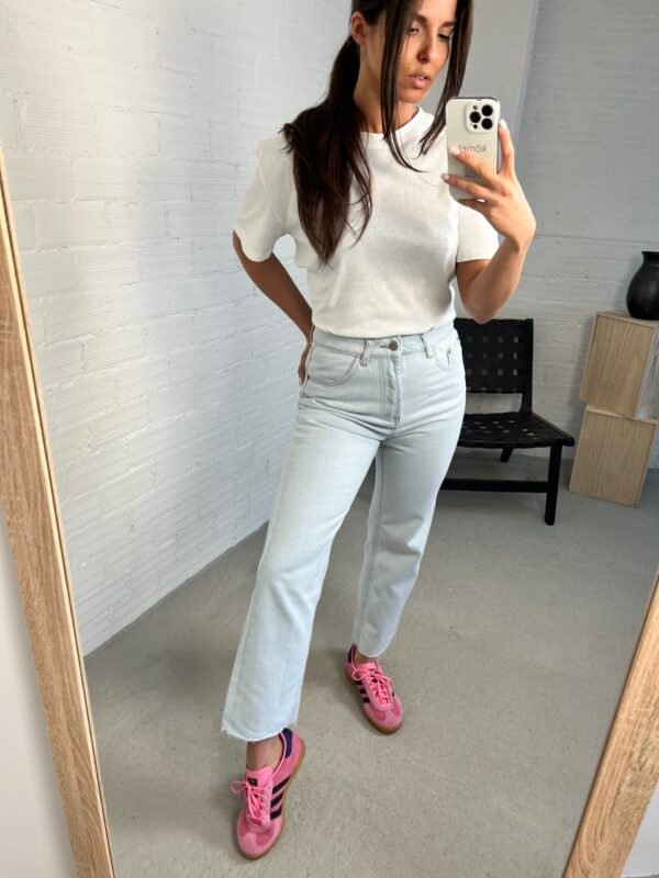 Straight highwaist denim