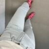 Straight highwaist denim