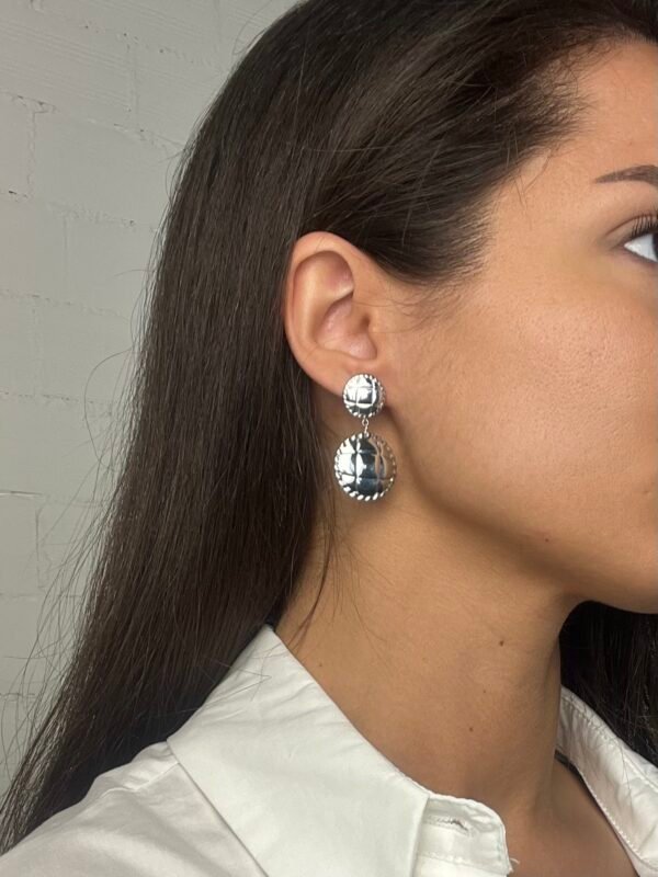 Cupie silver earring