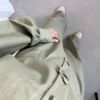 Linen khaki jumpsuit