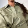 Linen khaki jumpsuit