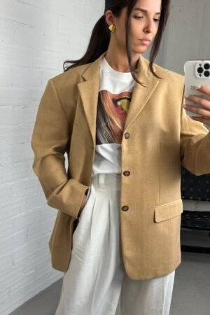 Camel blazer