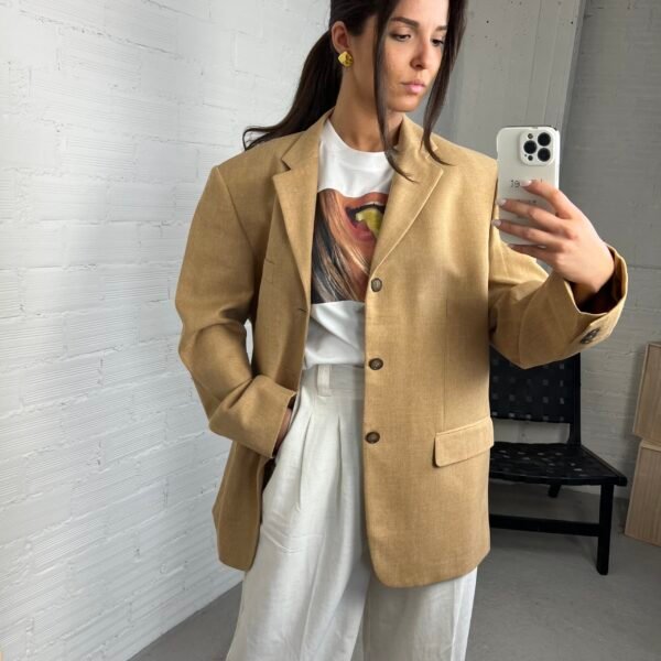 Camel blazer