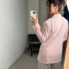 Baby pink blazer