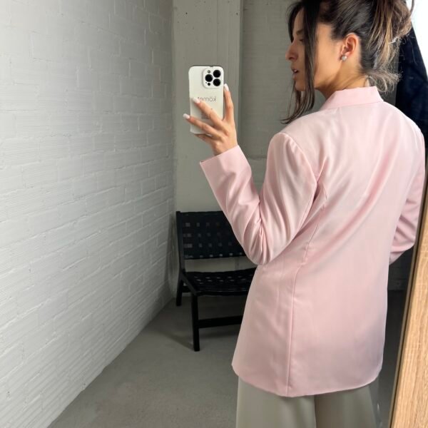 Baby pink blazer