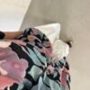 Floral pink-black shirt