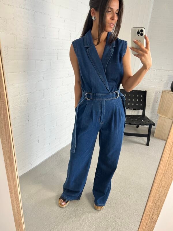 IMG_1248 Denim sleeveless jumpsuit