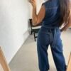 IMG_1263 Denim sleeveless jumpsuit