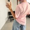 IMG_1294 Rutched pink T-shirt