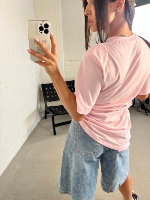 IMG_1294 Rutched pink T-shirt