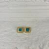 Blue marble earrings