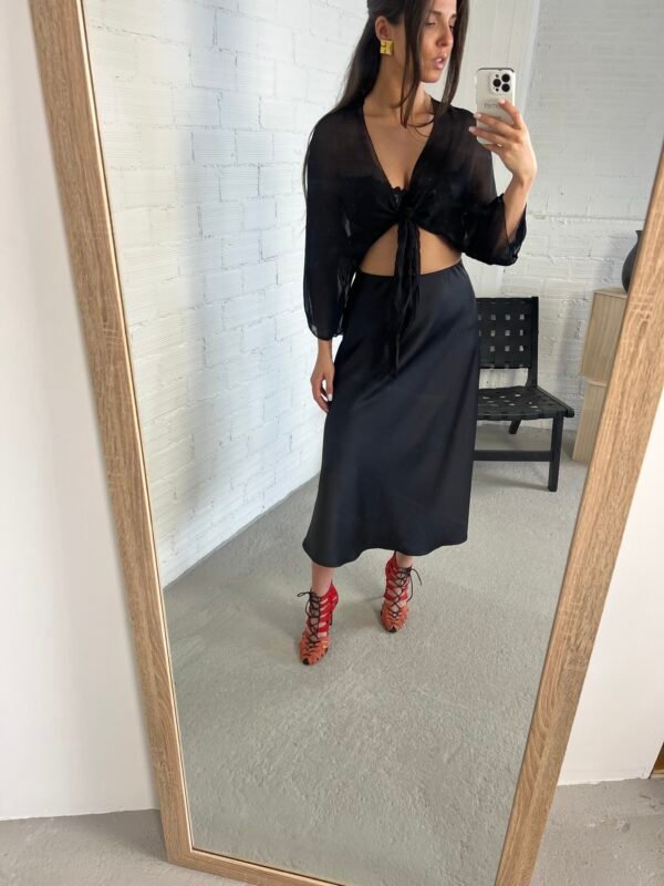 IMG_1230 Satin black skirt