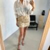 Sequin skirt