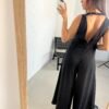 Black loose jumpsuit