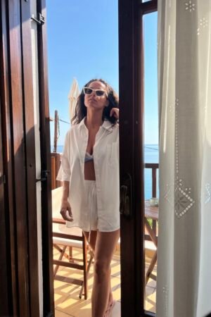 White linen set